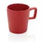 Cana moderna, Everestus, 21OCT0154, 300 ml, 8.4 x 6.6 x 8.9 x ø 8.4 cm, Ceramica, Rosu