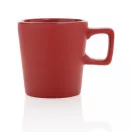 Cana moderna, Everestus, 21OCT0154, 300 ml, 8.4 x 6.6 x 8.9 x ø 8.4 cm, Ceramica, Rosu