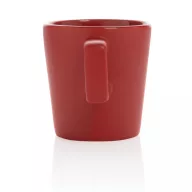   Cana moderna, Everestus, 21OCT0154, 300 ml, 8.4 x 6.6 x 8.9 x ø 8.4 cm, Ceramica, Rosu