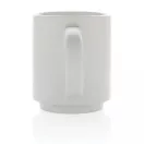 Cana, Everestus, 18SEP2604, 180 ml, 6.8x5.5x8x Ø6.8 cm, Ceramica, Alb