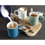   Cana, Everestus, 18SEP2600, 180 ml, 6.8x5.5x8x Ø6.8 cm, Ceramica, Albastru