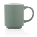 Cana, Everestus, 18SEP2601, 180 ml, 6.8x5.5x8x Ø6.8 cm, Ceramica, Verde