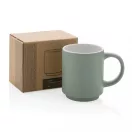 Cana, Everestus, 18SEP2601, 180 ml, 6.8x5.5x8x Ø6.8 cm, Ceramica, Verde