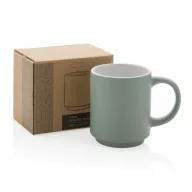   Cana, Everestus, 18SEP2601, 180 ml, 6.8x5.5x8x Ø6.8 cm, Ceramica, Verde