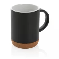   Cana, Everestus, 18SEP2588, 280 ml, 7.6x6x10.5x Ø7.6 cm, Ceramica, Negru
