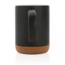 Cana, Everestus, 18SEP2588, 280 ml, 7.6x6x10.5x Ø7.6 cm, Ceramica, Negru