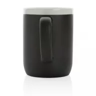   Cana, Everestus, 18SEP2594, 300 ml, 7.5x6.5x10x Ø7.5 cm, Ceramica, Negru