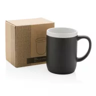   Cana, Everestus, 18SEP2594, 300 ml, 7.5x6.5x10x Ø7.5 cm, Ceramica, Negru