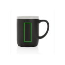 Cana, Everestus, 18SEP2594, 300 ml, 7.5x6.5x10x Ø7.5 cm, Ceramica, Negru