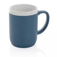   Cana, Everestus, 18SEP2595, 300 ml, 7.5x6.5x10x Ø7.5 cm, Ceramica, Albastru
