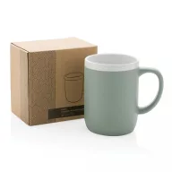   Cana, Everestus, 18SEP2596, 300 ml, 7.5x6.5x10x Ø7.5 cm, Ceramica, Verde