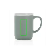   Cana, Everestus, 18SEP2596, 300 ml, 7.5x6.5x10x Ø7.5 cm, Ceramica, Verde