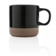  Cana, Everestus, 42FEB230428, 360 ml, 8.8xØ8.8 cm, Ceramica, Negru