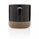 Cana, Everestus, 42FEB230428, 360 ml, 8.8xØ8.8 cm, Ceramica, Negru