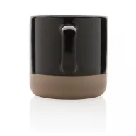   Cana, Everestus, 42FEB230428, 360 ml, 8.8xØ8.8 cm, Ceramica, Negru