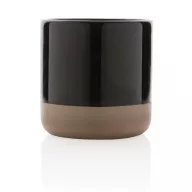   Cana, Everestus, 42FEB230428, 360 ml, 8.8xØ8.8 cm, Ceramica, Negru