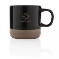   Cana, Everestus, 42FEB230428, 360 ml, 8.8xØ8.8 cm, Ceramica, Negru