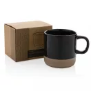 Cana, Everestus, 42FEB230428, 360 ml, 8.8xØ8.8 cm, Ceramica, Negru