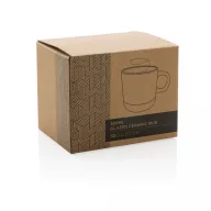   Cana, Everestus, 42FEB230428, 360 ml, 8.8xØ8.8 cm, Ceramica, Negru