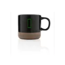 Cana, Everestus, 42FEB230428, 360 ml, 8.8xØ8.8 cm, Ceramica, Negru