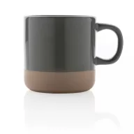  Cana, Everestus, 42FEB230431, 360 ml, 8.8xØ8.8 cm, Ceramica, Gri
