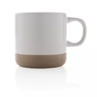   Cana, Everestus, 42FEB230432, 360 ml, 8.8xØ8.8 cm, Ceramica, Alb