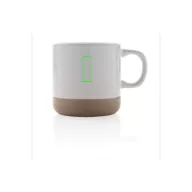   Cana, Everestus, 42FEB230432, 360 ml, 8.8xØ8.8 cm, Ceramica, Alb