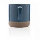 Cana, Everestus, 42FEB230429, 360 ml, 8.8xØ8.8 cm, Ceramica, Albastru