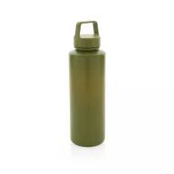   Sticla de apa bidon sport, Everestus, 42FEB231010, 500 ml, 22.5xØ6.6 cm, Polipropilena, Silicon, Verde