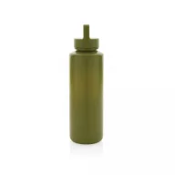   Sticla de apa bidon sport, Everestus, 42FEB231010, 500 ml, 22.5xØ6.6 cm, Polipropilena, Silicon, Verde