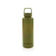   Sticla de apa bidon sport, Everestus, 42FEB231010, 500 ml, 22.5xØ6.6 cm, Polipropilena, Silicon, Verde