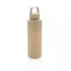Sticla de apa bidon sport, Everestus, 42FEB231007, 500 ml, 22.5xØ6.6 cm, Polipropilena, Silicon, Maro