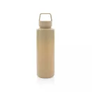 Sticla de apa bidon sport, Everestus, 42FEB231007, 500 ml, 22.5xØ6.6 cm, Polipropilena, Silicon, Maro
