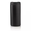 Cana de voiaj, XD, 42FEB231170, 300 ml, 15.5xØ7 cm, Otel, Negru
