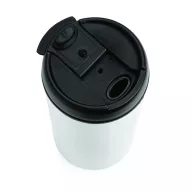   Cana de voiaj, XD, 42FEB231173, 300 ml, 15.5xØ7 cm, Otel, Alb