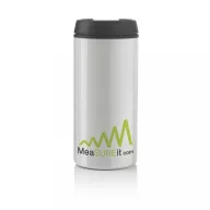   Cana de voiaj, XD, 42FEB231173, 300 ml, 15.5xØ7 cm, Otel, Alb