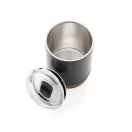 Cana termos, Everestus, 42FEB232461, 180 ml, 10xØ7.2 cm, Otel, Pluta, Negru