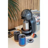  Cana termos, Everestus, 42FEB232461, 180 ml, 10xØ7.2 cm, Otel, Pluta, Negru
