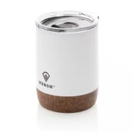   Cana termos, Everestus, 42FEB232464, 180 ml, 10xØ7.2 cm, Otel, Plastic, Alb