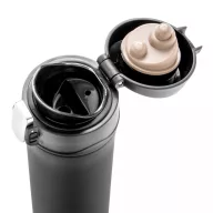   Cana termos, Everestus, 42FEB232470, 300 ml, 19xØ6.5 cm, Otel, Negru