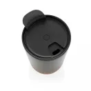 Cana de voiaj, Everestus, 42FEB231154, 300 ml, 13.2xØ6.8 cm, Otel, Polipropilena, Negru