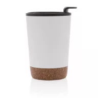   Cana de voiaj, Everestus, 42FEB231157, 300 ml, 13.2xØ6.8 cm, Otel, Alb