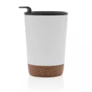 Cana de voiaj, Everestus, 42FEB231157, 300 ml, 13.2xØ6.8 cm, Otel, Alb
