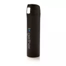 Termos, Everestus, 42FEB232465, 450 ml, 25.5xØ6.5 cm, Otel, Negru