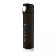   Termos, Everestus, 42FEB232465, 450 ml, 25.5xØ6.5 cm, Otel, Negru