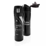   Termos, Everestus, 42FEB232465, 450 ml, 25.5xØ6.5 cm, Otel, Negru