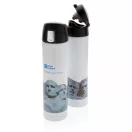 Termos, Everestus, 42FEB232469, 450 ml, 25.5xØ6.5 cm, Otel, Alb