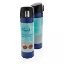 Termos, Everestus, 42FEB232466, 450 ml, 25.5xØ6.5 cm, Otel, Albastru