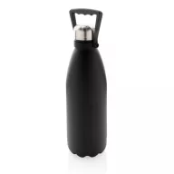   Termos, Everestus, 42FEB232475, 1500 ml, 33.5xØ10.5 cm, Otel, Negru