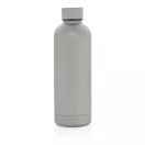 Sticla de apa bidon sport, Everestus, 42FEB231005, 500 ml, 22.5xØ7.4 cm, Otel, Argintiu